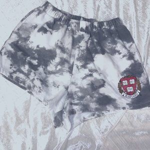 Tie Dye High Rise Sweatpants Shorts Harvard